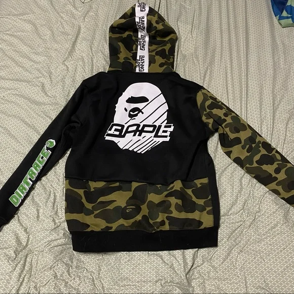 Bape Dirt Race Zip Up Hoodie - Picture 4 of 6